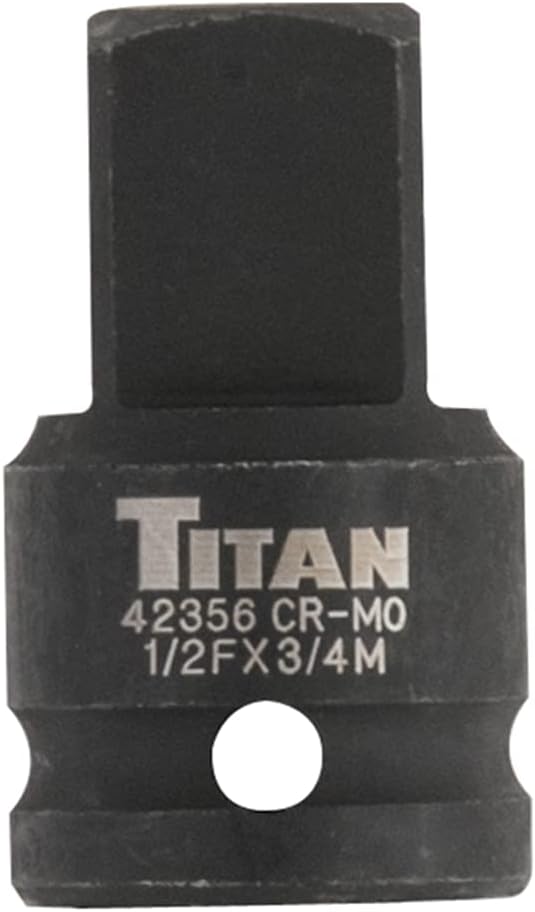 Titan 15224 1/2" Female to 3/4" Male Impact Socket Adaptor
