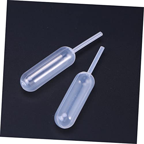 KICHOUSE 100 Peças Conta-Gotas De Plástico Conta-Gotas Pequeno Conta-Gotas Descartável