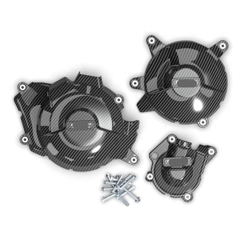 Protection moteur moto F750GS carter pour road-trip look carbone