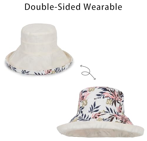 Sombrero de sol para mujer color beige talla M miniatura 4