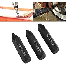 Magnetic Cross Head Screwdriver Bits, 3Pcs 5/16" Hex Shank PH1 PH2 PH3 Screwdriver Kits 36mm Long