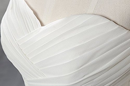 Nina Ding Floor-Length Sweetheart Chiffon Prom Evening Dress Nnd023Wh-Us16 White #TOP3