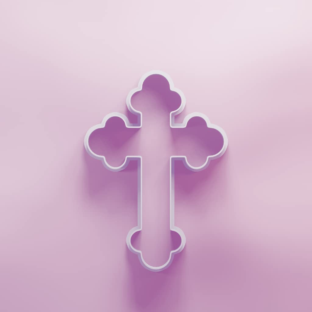 Holy Cross Cookie Cutter - 3 Sizes, White, 7cm - Image 3