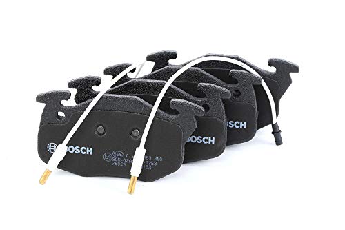 Bosch BP758 - Plaquettes de Frein Avant pour Voiture - Qualité Bosch - Réduction du Bruit et de la Poussière - Certifié ECE-R90 - Sans Cuivre - Jeu de 4 Plaquettes