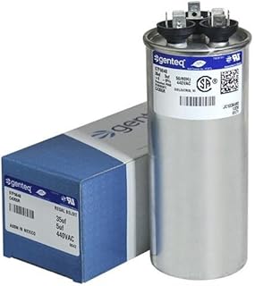 100335-06 - 35 + 5 uf MFD 440 Volt VAC - Armstrong Round Dual Run Capacitor Upgrade