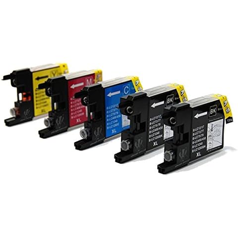 Brother MFC J430W x5 Compatible Printer Ink Cartridges Cover