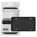 Rightcar Solutions Flawless Silicone License Plate Frame - Rust-Proof. Rattle-Proof. Weather-Proof. - Black