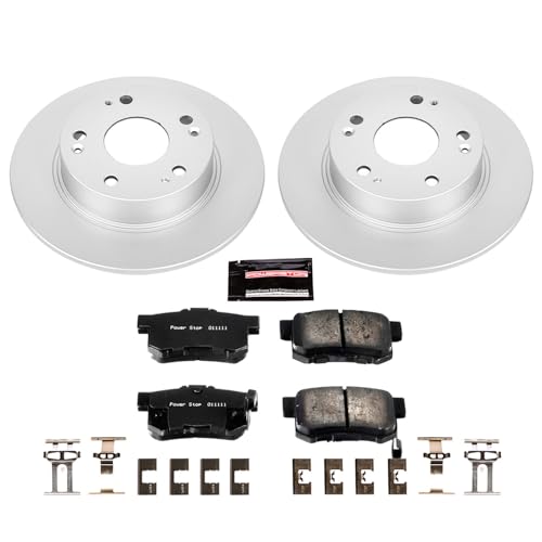 Image of PowerStop Z17 Brake Pad & Fully Coated Rotor Kit Rear CRK2391
