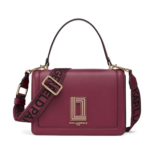 Image of KARL LAGERFELD Women's Simone Solid Satchel Crossbody