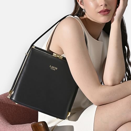 Image of Lavie Luxe Women's Glare Satchel Bag | Satchel Handbag for Work | Ladies Purse | Stylish Shoulder Bag | Gift for Women