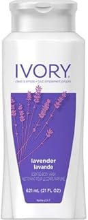 Ivory Jabón corporal lavanda, 21 onzas líquid...