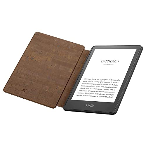 Kindle Paperwhite Essentials Bundle con Kindle Paperwhite Signature Edition (32 GB, senza pubblicità), Custodia Amazon in sughero resistente all’acqua e Base di ricarica wireless - Image 6