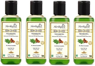 Herbigiri Herbal Neem Reetha shampoo (840 ml) Pack of 4 Price In India