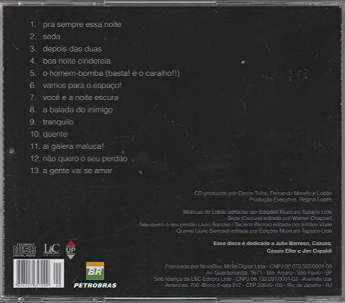 Lobão - Cd Canções Dentro Da Noite Escura - 2005