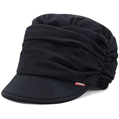 XYIYI Grey Women Newsboy Cap Adjustable Visor Beret Hats Baseball Cap Chemo Baggy Beanie Cover