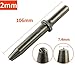 HKRVPXD 1pcs Pneumatic Rivet Head Air Rivet Hammer Tool Hollow Solid Rivet Head Pneumatic Hammer Impact Rivet Nut Tool(A)