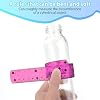 Vin Beauty 2 Pcs Flexible Ruler 30cm/12in Bendable Scale Ruler Plastic Clear Straight Edge Ruler Soft Shatterproof Ruler for Kids Students School Classroom Adults Office Stationary (Pink, Blue)