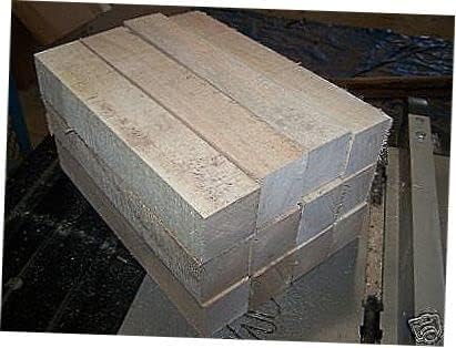 Lot of 8 Sycamore Turning Blocks Lathe Wood Lumber Carve Blanks 2" X 2" X 11"" Suitable Wood Pieces for Wood Crafts and Projects