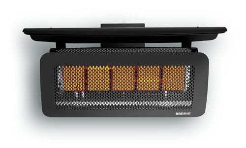 Bromic Tungsten Smart Heat 12000W Gas Patio Heater - Propane Gas (LPG), 500 Series, 110V, Black Finish - BH0210004-1