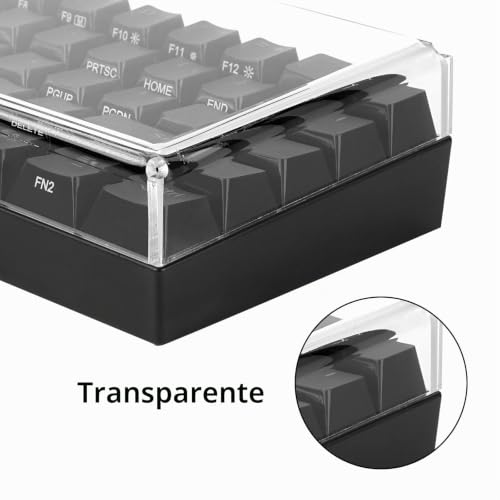 Miniatura 2 de Geekria Cubierta Antipolvo De Acrílico De Para Teclado Compacto 60 De 61 Teclas Compatible Con Razer Huntsman Mini 60 Gaming, Teclado Rk Royal Kludge Rk61