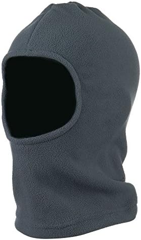 Boy's Single Layer Fleece Mask - Grey OSFM