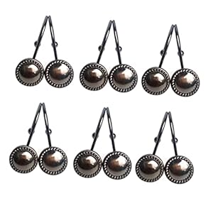 Olsdxawq Retro Haczyki Prysznicowe 12 szt.