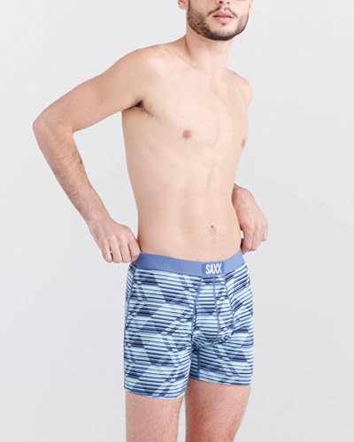 SAXX Underwear Co. mens Saxx Men's Underwear - Ultra Super Soft Boxer Brief Fly 2 Pack With Built-in Pouch Support - Underwear for Men, Fall4