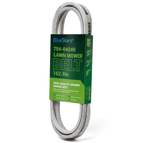 BlueStars 754-04240 954-04240 Mower Deck Belt - for 50 Deck Cub Cadet LTX 1050 LTX1050VT SLTX1050 MTD Craftsman | Aramid Cord | 162.9 x 0.5