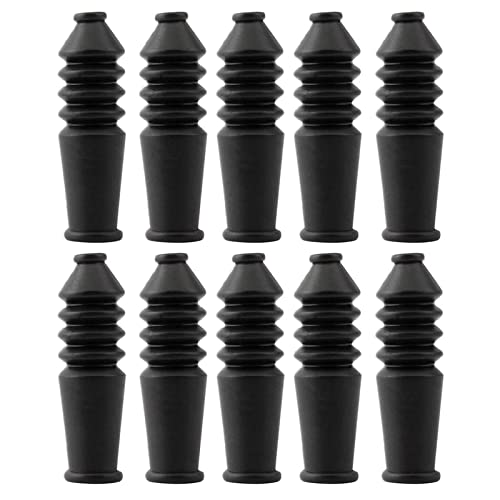 T TOOYFUL 自転車 Vブレーキ ライン スリーブ 保護カバー エルボー ブーツ ゴム製 耐摩耗性 約10本セット