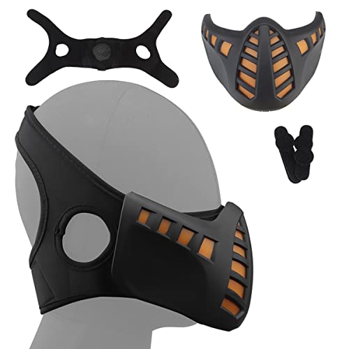 Masques tactiques demi-visage WLXW airsoft tir paintball et Halloween