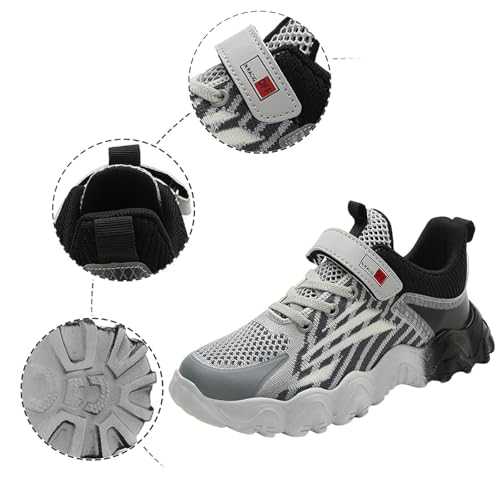 Slip On Boys and Girls Sneakers Soft and Durable Lightweight Strap Athletic Running Shoes for 6 9 12 18 24 Months2