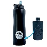 Epic Vostok | Vacuum Insulated Water Bottle with Filter | USA Made Filter | Dishwasher Safe |...