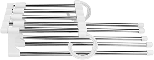 XYAM Cabides multifuncionais dobráveis que economizam espaço, organizador de roupas antiderrapante,