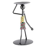 Bougeoirs : le design en forme de personnage de simulation d'homme sera attrayant et accrocheur dans la maison.