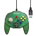 Produktbild Retro-Bit Tribute 64 USB for PC, Switch, Mac, Steam, RetroPie, Raspberry Pi - Forest Green