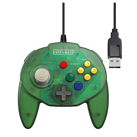 Retro-Bit Tribute 64 USB för PC, Switch, Mac, Steam, RetroPie, Raspberry Pi - Röd