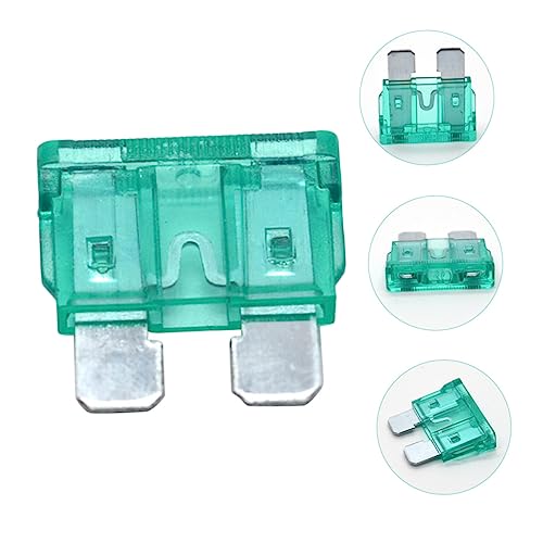 Kit de reemplazo de fusibles automotrices Alipis, 100 piezas, 30 A, tipo cuchilla, para auto, RV, bote, camión, motocicleta, camper y SUV miniatura 5