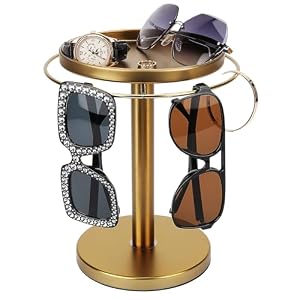 Kondyfayo 360° drehbarer Sonnenbrillen-Organizer
