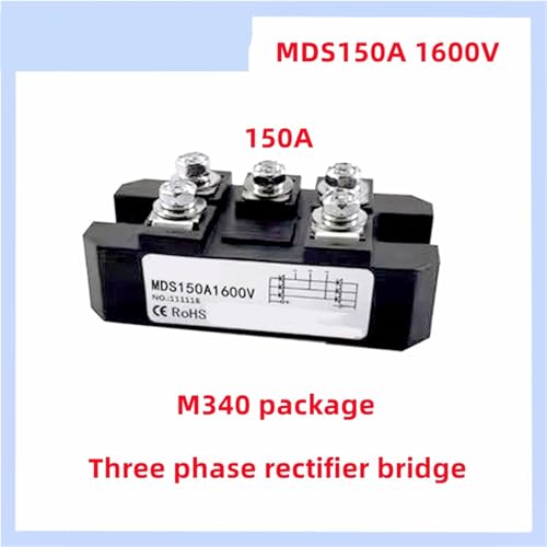 Pont redresseur triphasé MDS150A 1600V pour conversion AC/DC industrielle
