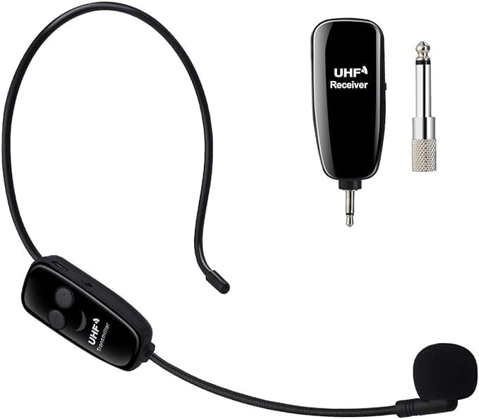 Drumstone 15 𝒀𝒆𝒂𝒓𝒔 𝑾𝒂𝒓𝒓𝒂𝒏𝒕𝒚 Rechargeable Wireless Headset Microphone – Clear Sound Performance with Comfortable Fit & Long Battery Life for Presentations, Teaching & Stage Use-image-40