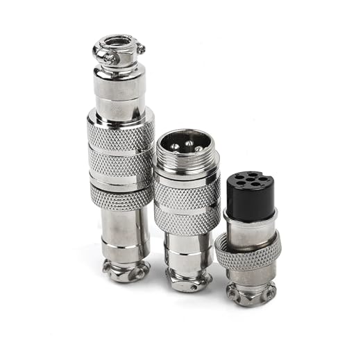 Connecteur femelle circulaire aviation GX20 pour réparer les faux contacts 15 broches
