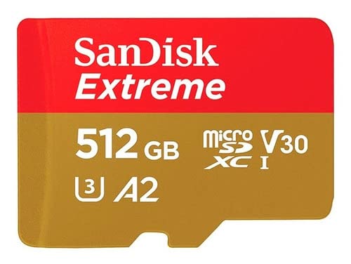Cartão Memória Extreme microSD 512GB 160MB/s S.anDisk
