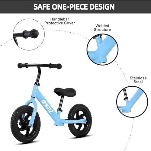 Image of First-Step Balance Bike, No-Pedal Training Balance Bike for Toddlers, 2 Years to 5 Years Old, Safe Design & Durable Tires | Develops Balance & Coordination | for Boys & Girls