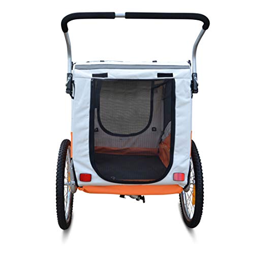 PAPILIOSHOP Argo – Klappbarer Hundeanhänger, Hundewagen und Fahrradanhänger für Hunde in S, M, L, Stabil und Belüftet, Ideal für Tiertransport und Outdoor-Aktivitäten (Tarnung small)