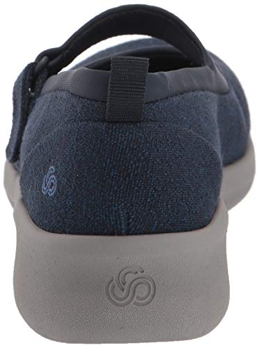 Clarks Women's Sillian 2.0 Soul Mary Jane Flat, Solid Black Textile, 100 W Us #TOP2