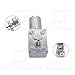 CHANCS Motor eléctrico de Engranajes helicoidales 370WG 12V DC 0.6RPM Reductor de...