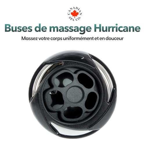 Jet massage hydrodynamique 5 pouces avec buse rotative orientable