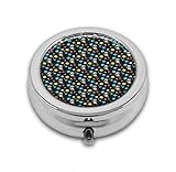 Taille portable : le pilulier mesure 5,1 x 5,1 x 1,8 cm, il prend peu de place et peut être facilement placé dans un sac à main ou une poche