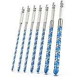 Carbide Masonry Drill Bit Set (7-Piece, 5/32'-3/8'), Hex Shank Concrete Drill Bits for Brick, Tile, Cement, Plastic