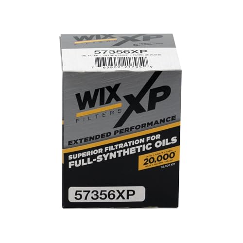 WIX 57356XP WIX XP Oil Filter Replacement, Built for Synthetic Oil - Compatible With Acura, Honda (01-18), Hyundai (07-09), Mazda (10-11), Infiniti, Nissan (96-18)